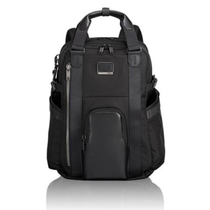 TUMI Alpha Bravo Kings Backpack Tote - Black
