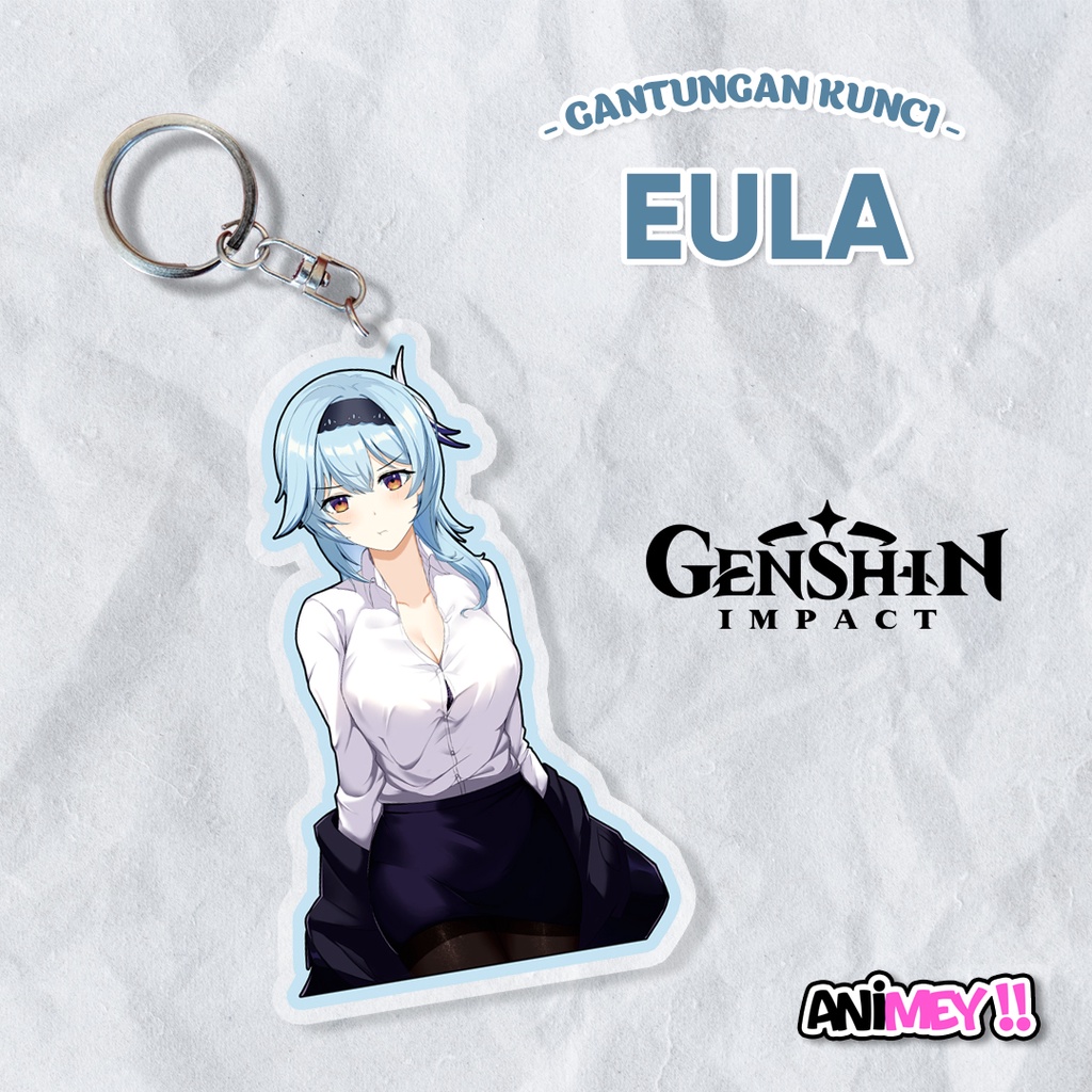 Gantungan Kunci Eula Genshin Impact / Keychain / Ganci Akrilik