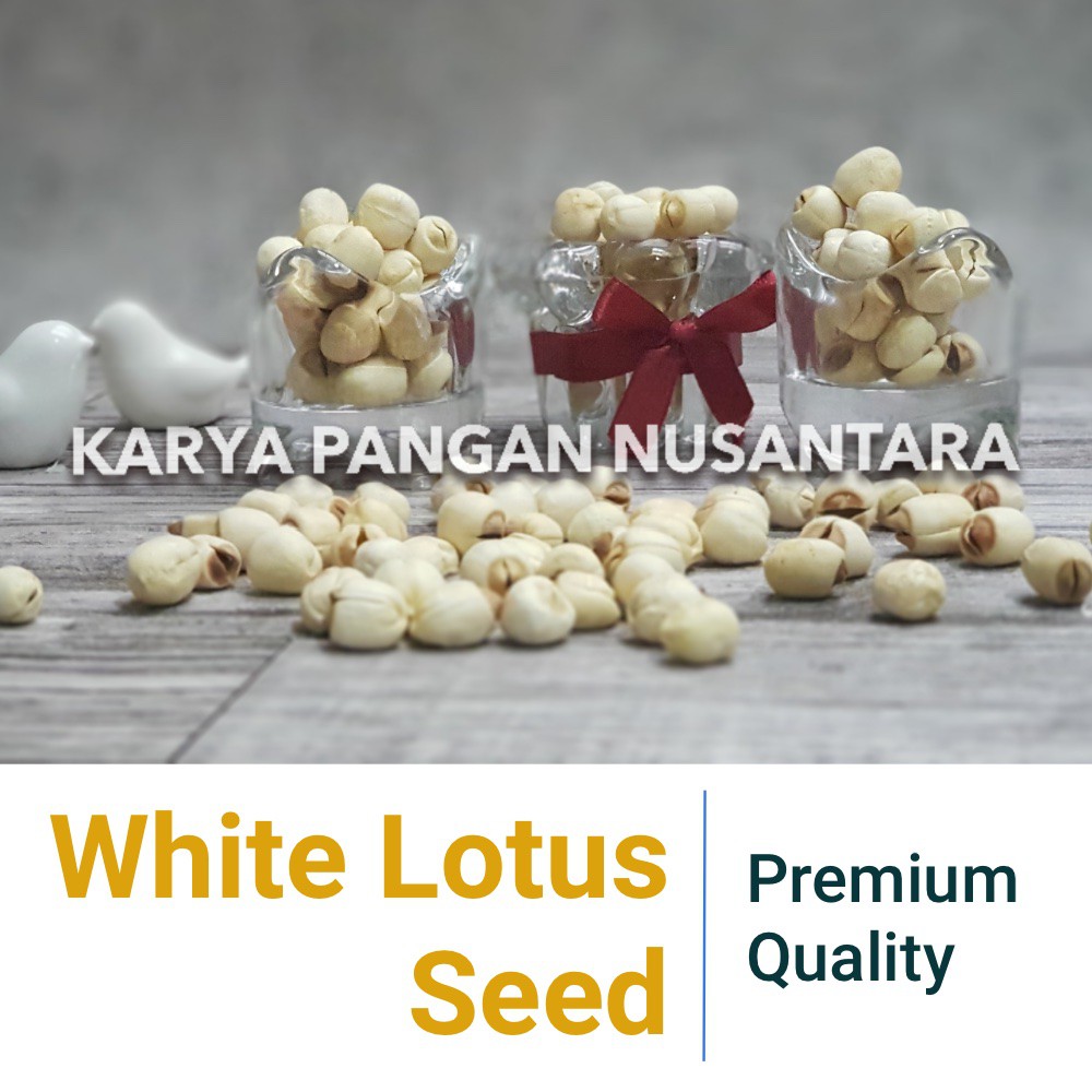 

WHITE LOTUS SEED PREMIUM - BIJI TERATAI - LIAN ZHI - LOTUS SEED