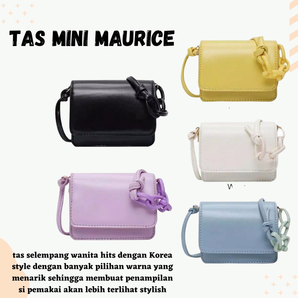 HARGAPROMO!! TAS SELEMPANG CEWE UNIK MAURICE / TAS MINI MAURICE