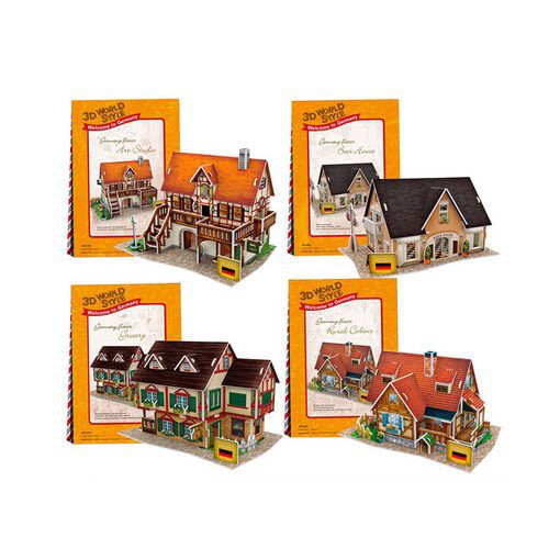 Cubicfun - Cubic Fun - 3D Puzzle World Style - Prakarya Sekolah - DIY - Bangunan Terkenal