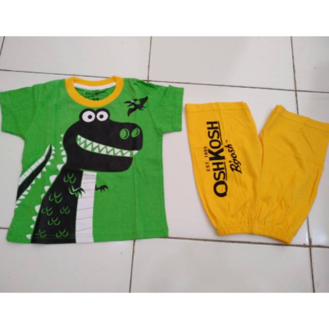 Setelan Kaos Anak Laki laki Oshkosh Murah Lucu Nyaman