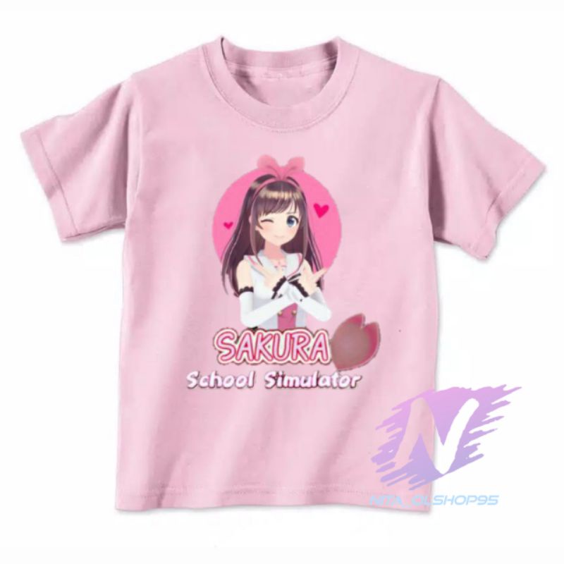 kaos sakura school simulator love terbaru kaos anak