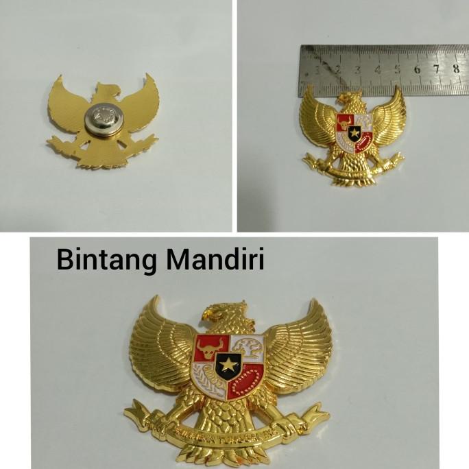 Pin Garuda 5Cm Cor Magnet Pin Garuda 5cm Kuningan Premium Gold