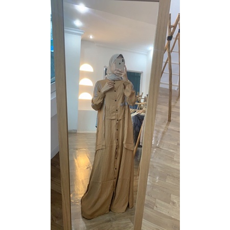 Gamis nisabila crinkle