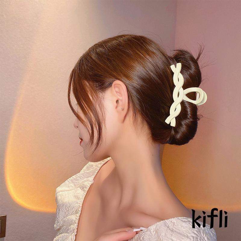 Jepit Rambut Model Twist Ukuran 11.5cm Untuk Wanita
