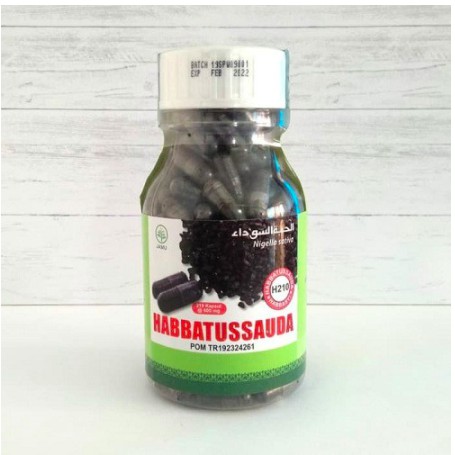 Habbatusauda Habasyi Serbuk 210 Kapsul/ Habbatussauda Bubuk Original