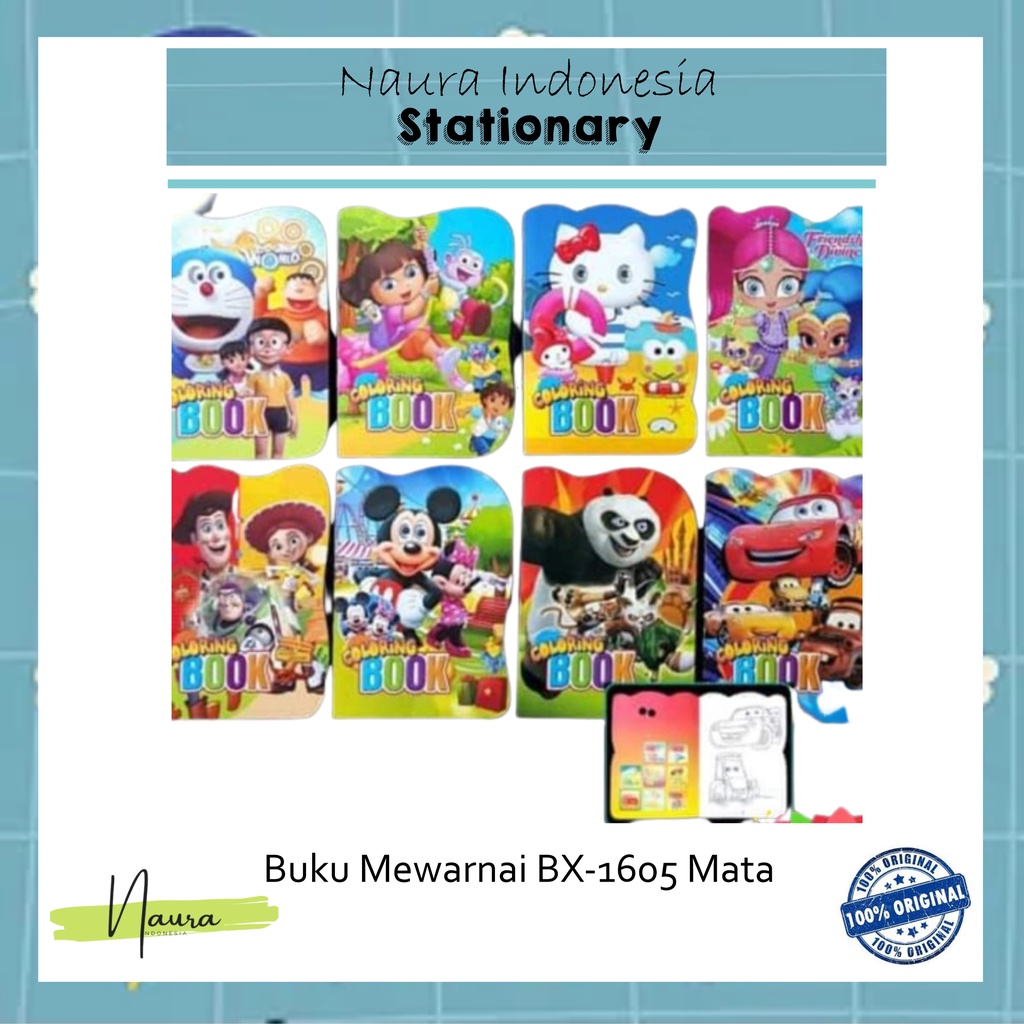 

BUKU MEWARNAI BX-1605 MATA | BUKU MEWARNAI BX-1605