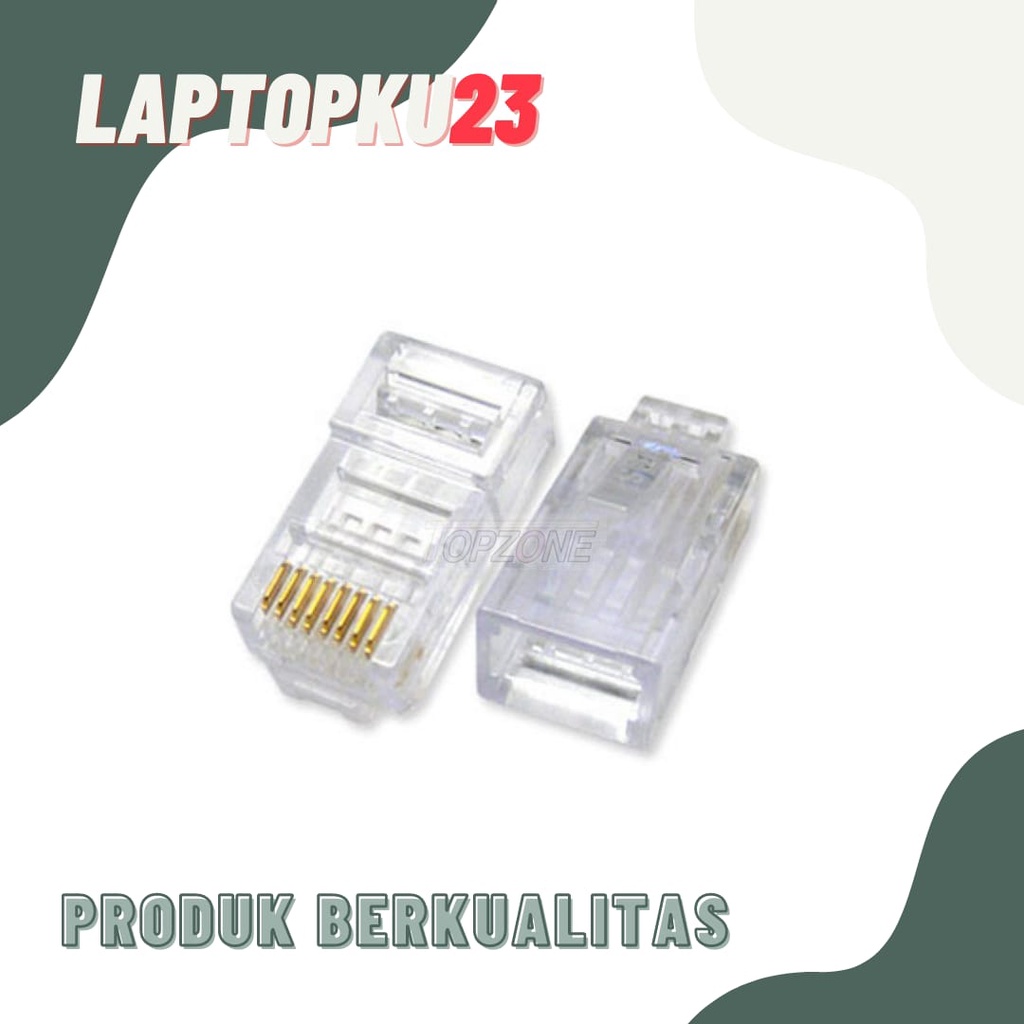 Konektor Connector LAN RJ45 / Rj 45 Cat6 STP/FTP Satuan