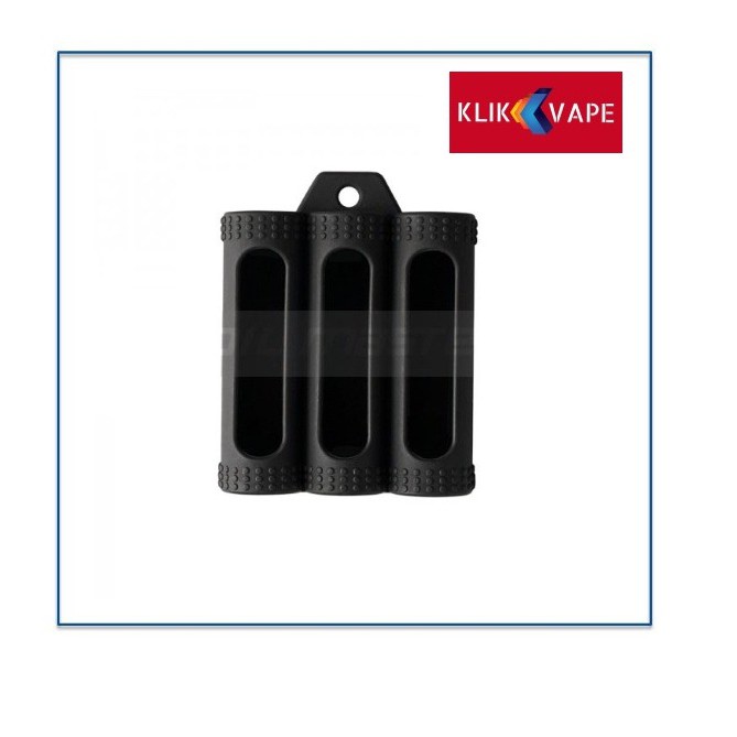 Coil Master Battery Rubber Case 3x18650 - BLACK [Authentic]