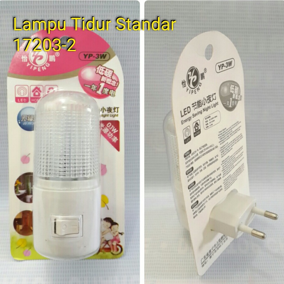 Lampu Tidur LED 1watt Cahaya Lampu PUTIH