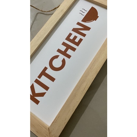 Hiasan dinding kayu | KITCHEN | LAUNDRY