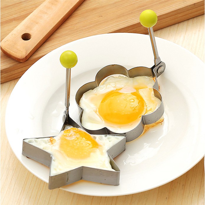 Markas88 Cetakan Telur Goreng Bermotif Stainless Steel Cetakan Telor Ceplok Dadar dan Pancake