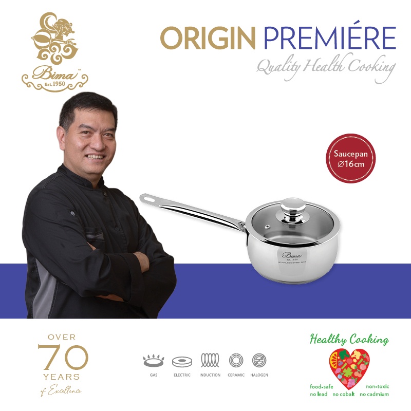 Bima Origin Premiere Saucepan 16cm