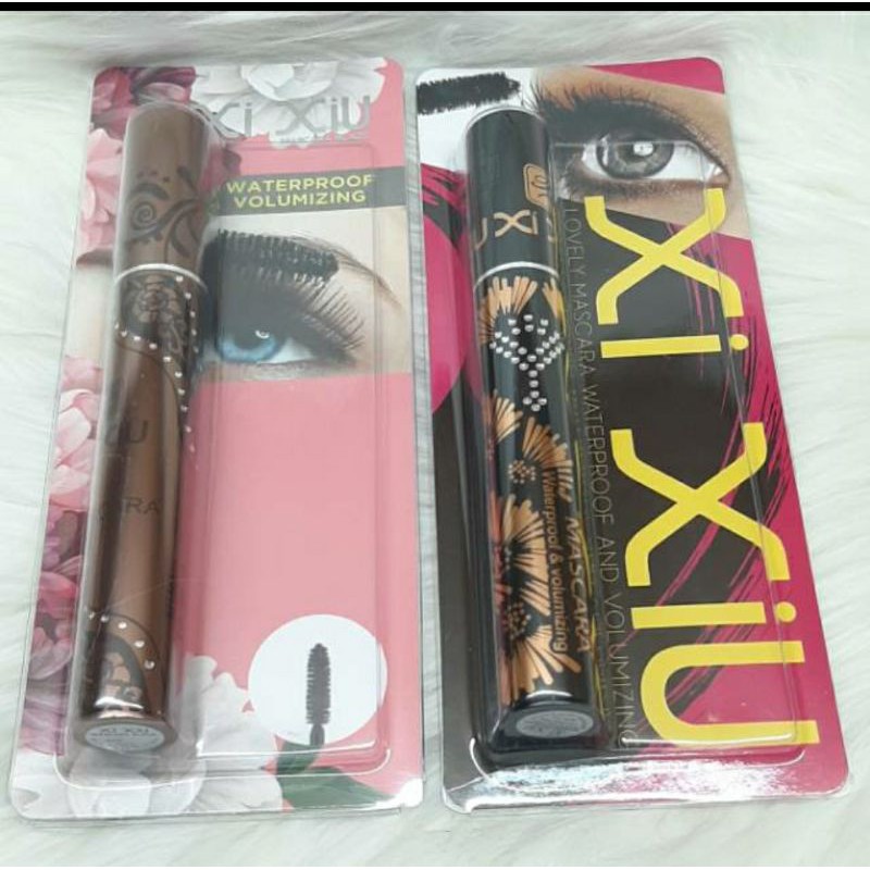 Xi Xiu Mascara Waterproof Volumizing//Mascara Xiu Xiu Waterproof Original Bpom