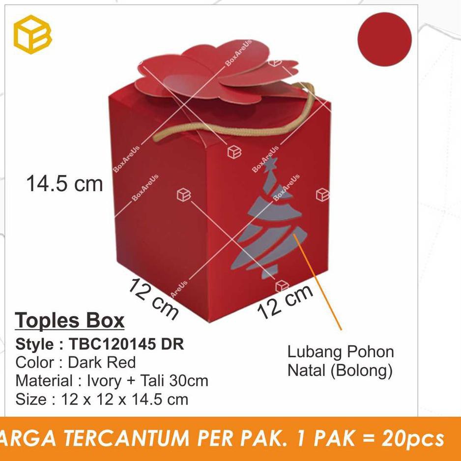 

Basicϟmurah Natal / Christmas / Kotak / giftbox / Toplesbox / Cookies - TBC120145 (20 pcs)