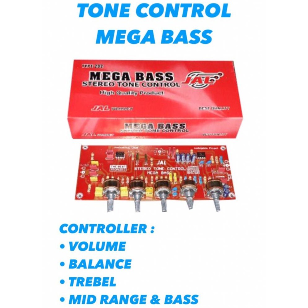 Kit Tone Control Mega Bass