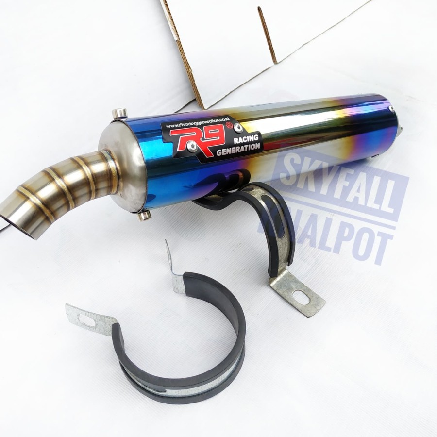 Knalpot Racing R9 Ninja R RR SS Silencer Only Murah