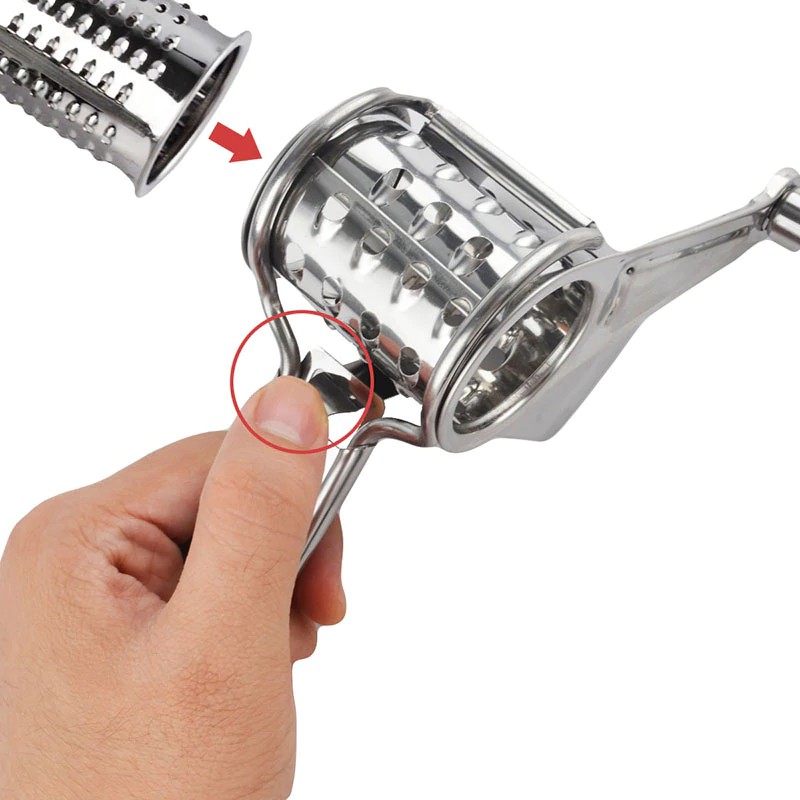 QueenTime Manual Cheese Chocolate Graters Stainless Steel Carrot Potato Slicer Multifunction