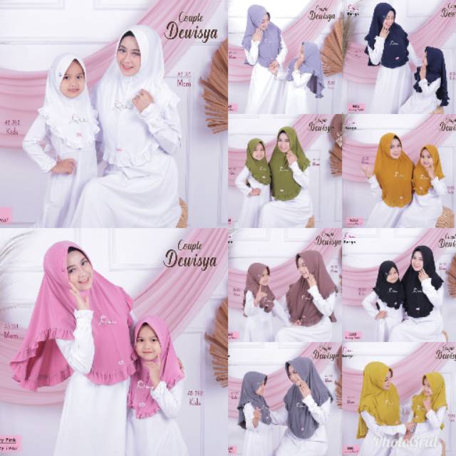 Bergo Couple /bergo dewisya / Bergo Couple by Abika