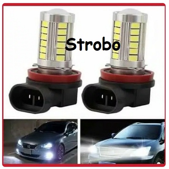 Termurah Dop Foglamp H11 bisa blitz / kedip superwhite Jazz,Yaris,odyssey,accord,cRZ 1 PASANG H11 KE