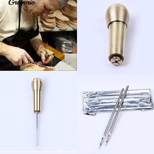 PERALATAN JAHIT 1 SET ALAT JAHIT KIT PERBAIKAN SEPATU DENGAN JARUM AWL TERLENGKAP