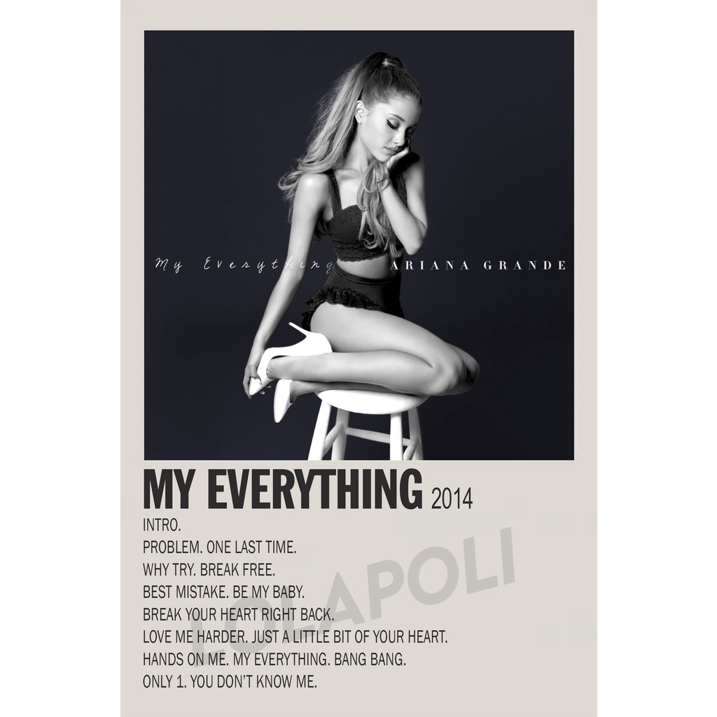 Poster Cover Album My Everything - Ariana Grande