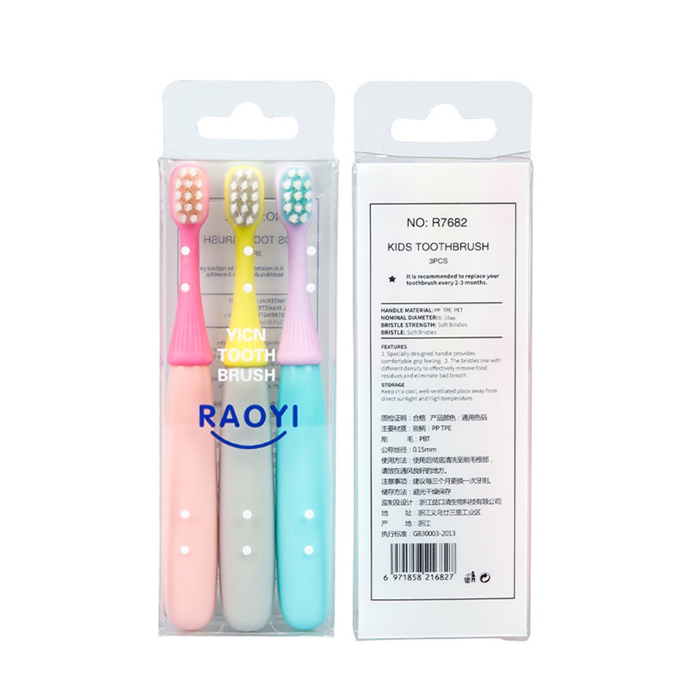 Ivorybaby Sikat gigi anak lembut toothbrush baby 3pcs/set