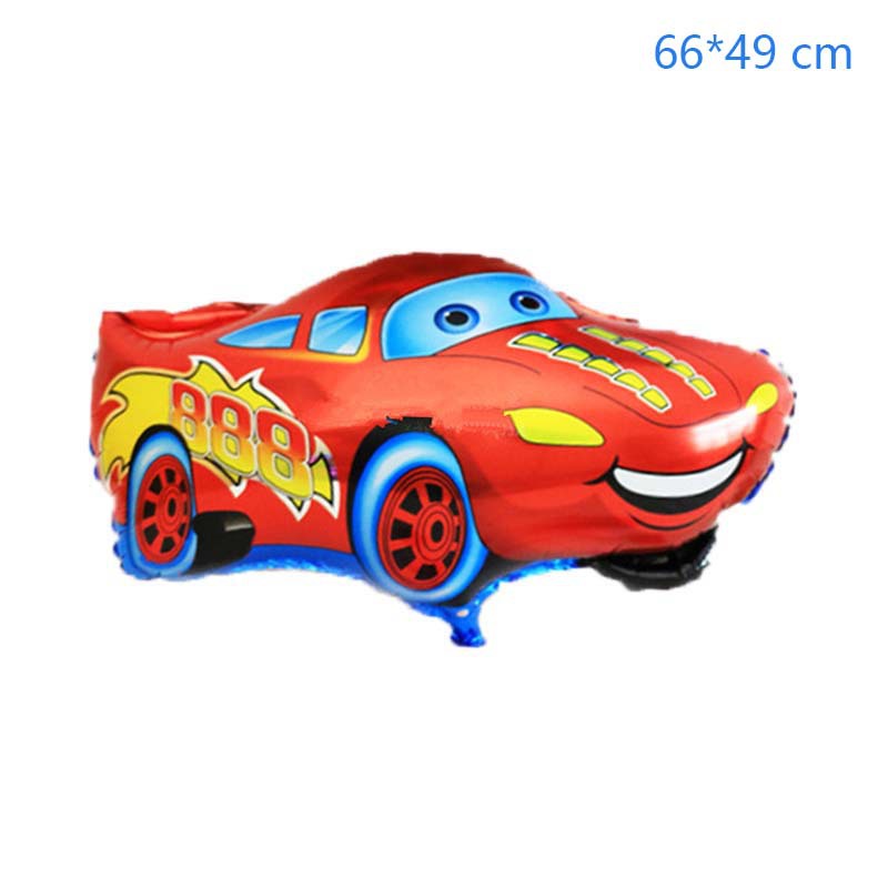 5pcs/lot Disney Pixar Cars Lightning McQueen Balon Dekorasi Balon Aluminium Foil Untuk Perlengkapan Pesta