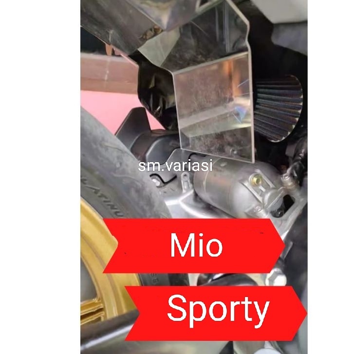 Mudflap Mio Sporty Bahan Akrilik Bonus Baut