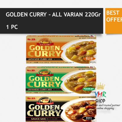 

{BISA COD} Golden Curry Kari Jepang Japanese Instant Halal S&B 220gr LIMITED EDITION [Kode 1|Kode