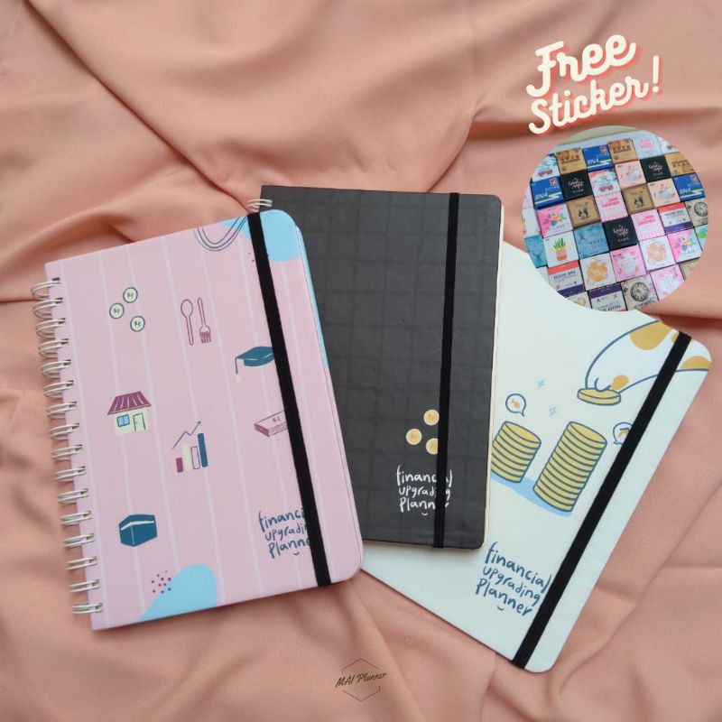Financial Planner Uang Planner Rokata Jilid Ring A5 Free Kotak Kado
