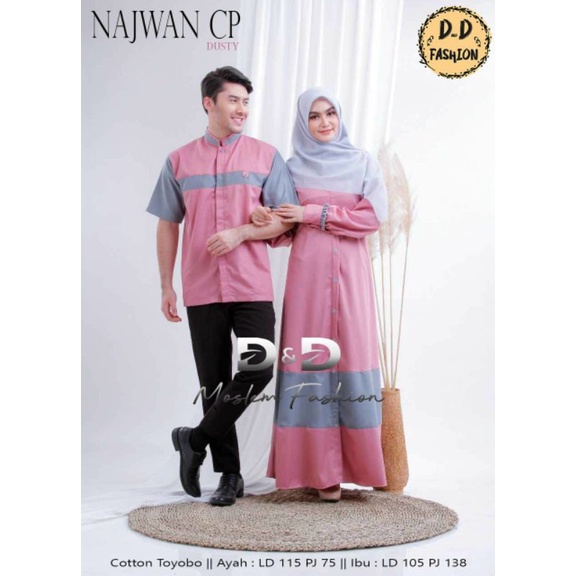 NAJWAN BAJU COUPLE BAJU SARIMBIT TERBARU BY DnD