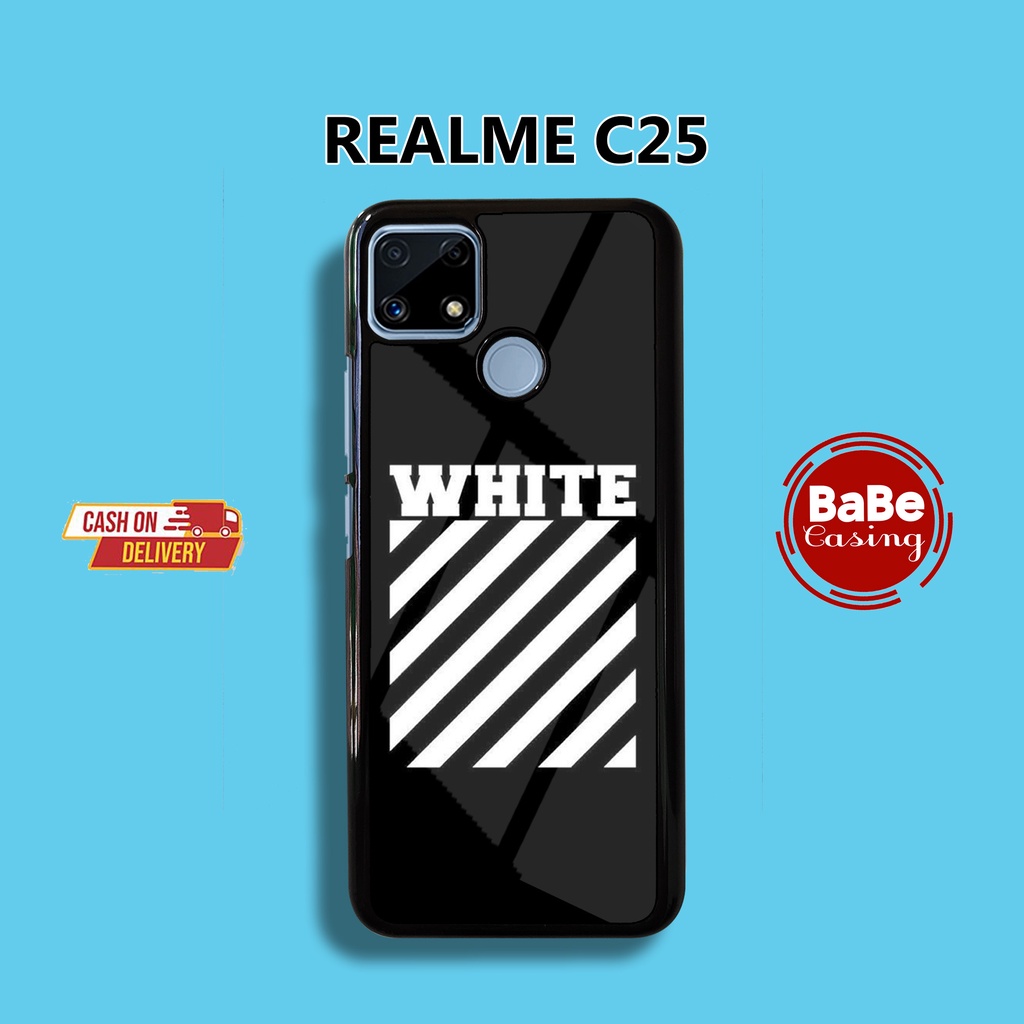 Case REALME C25 C25s Casing REALME C25 C25s case OFFWHITE Case hp kondom hp case aesthetic case anim