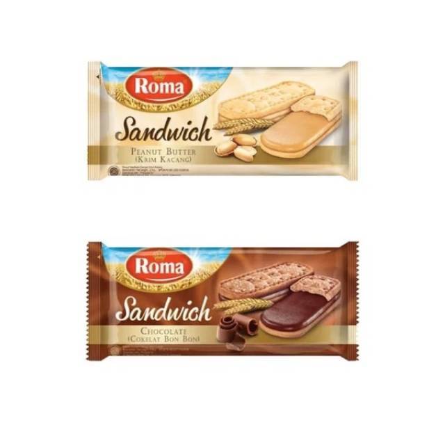 

Roma Sandwich Coklat/Peanut 216gr