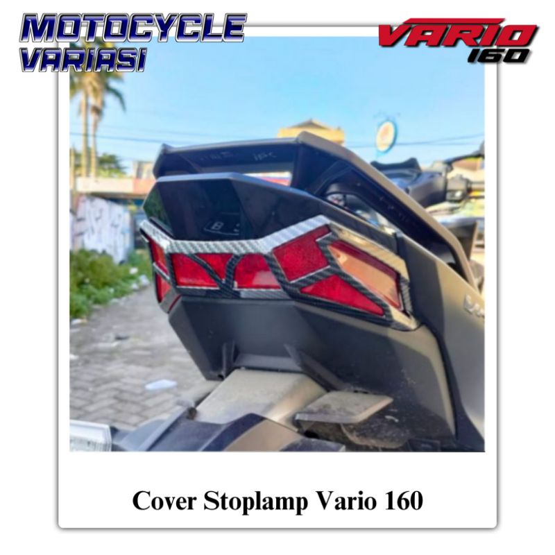 Cover Stoplamp Vario 160 Carbon Nemo Cover Lampu Belakang Carbon Vario 160 Click 160