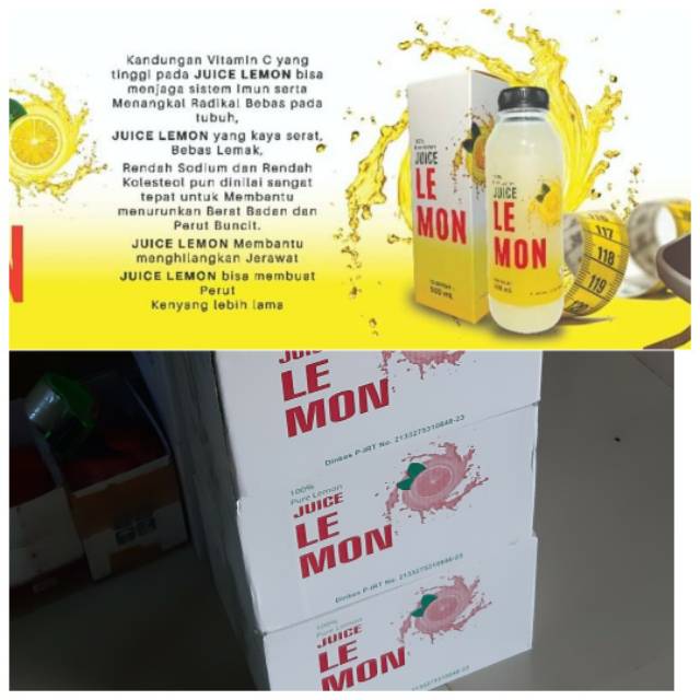 

Juice Lemon dari 100% pure lemon