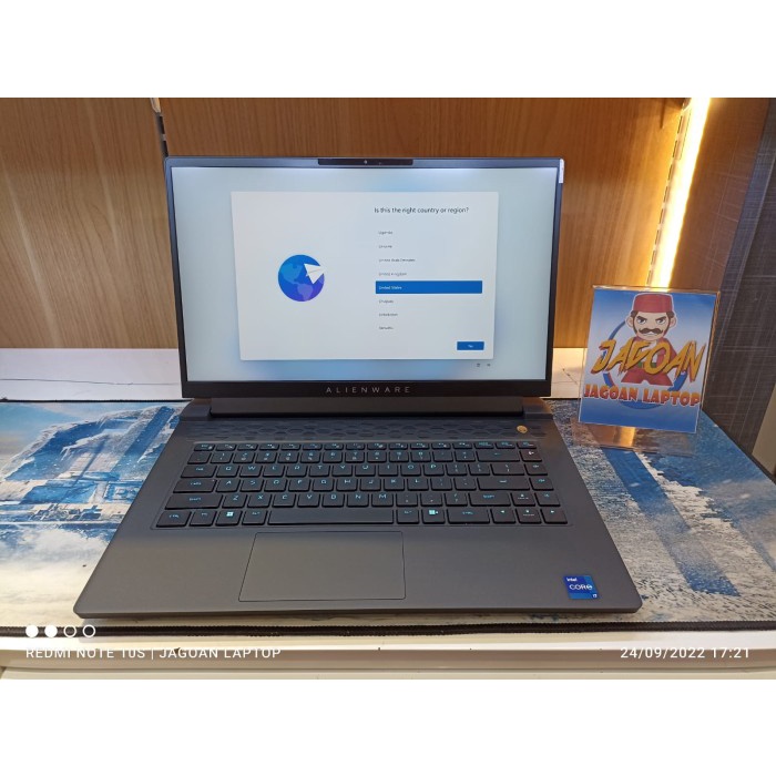 [Laptop / Notebook] Alienware M15 R6 I7 11800H 32Gb 1Tb Ssd Rtx3080 Qhd 240Hz Win11 Second Laptop