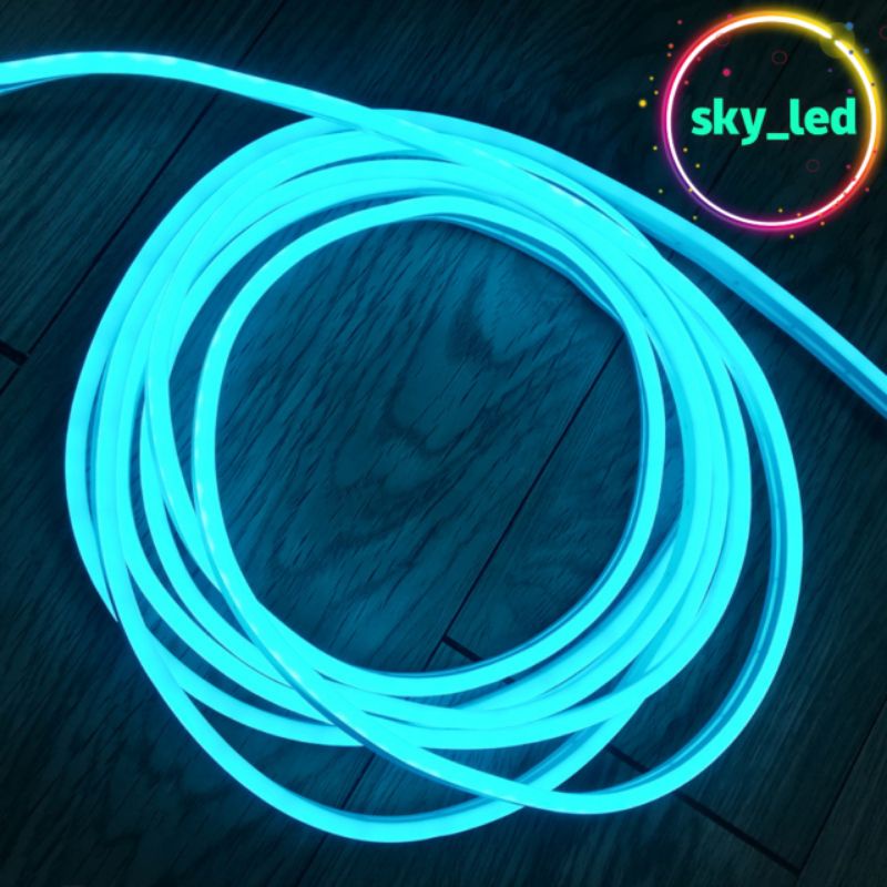 Paket Lampu Neon Flex 220v 1m 2m 3m 4m 5m 5 meter Led Selang Fleksibel 220v Warna Neon Box Outdoor ip65 Huruf DIY 220v strip