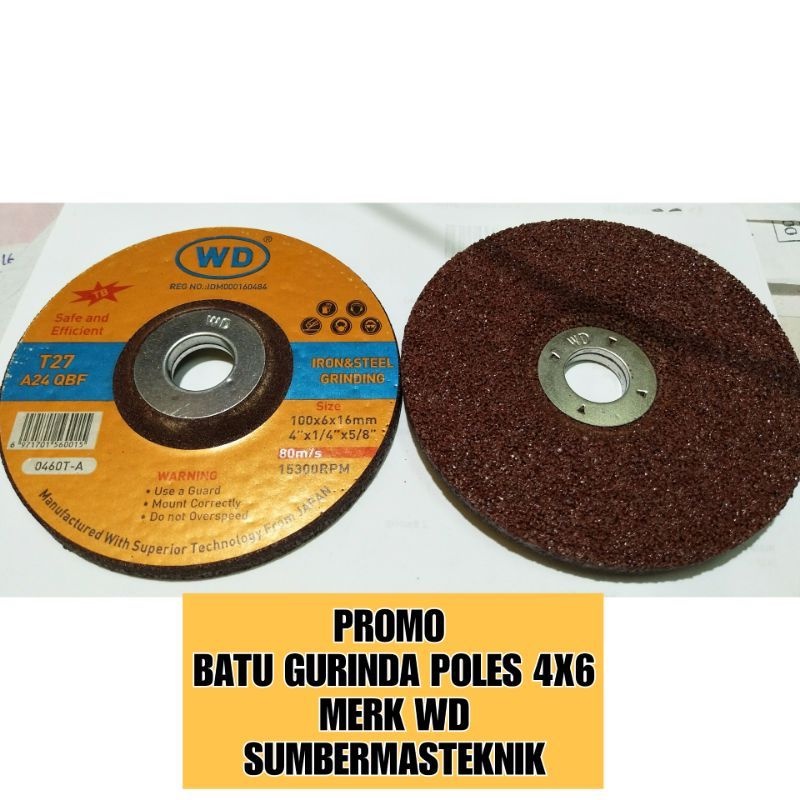 BATU POLES WD 4" BATU GERINDA POLES WD 4" X 6"