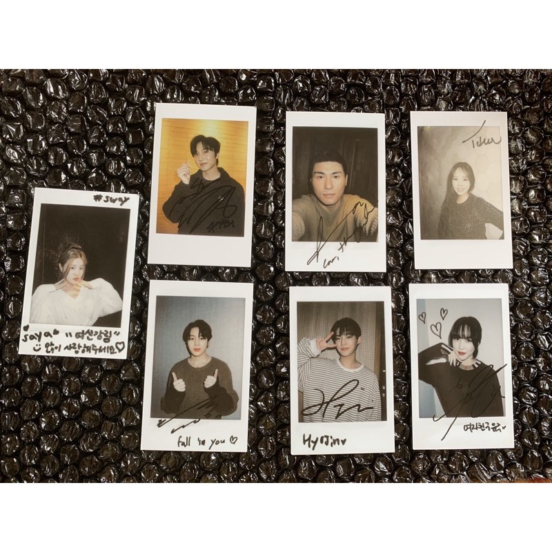 TRUE BEAUTY POLA SIGNED OFFICIAL (YUJU GFRIEND, CHANI SF9, HYOJIN ONF, HA SUNGWOON, SAYA) EUNWOO PC