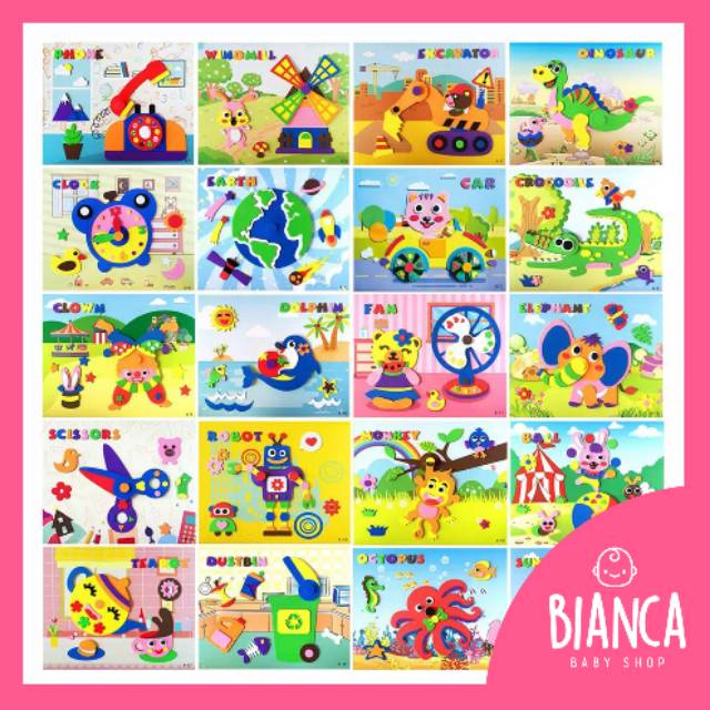 BIANCA - Prakarya Stiker EVA 3D