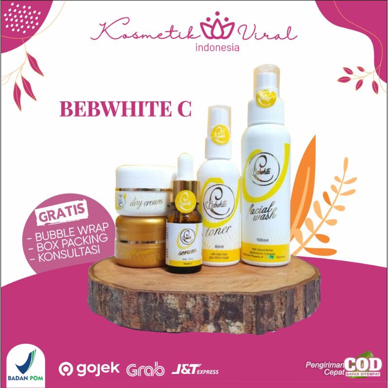 Bebwhite c ecer acne n glow series original / bbc skincare bpom / serum beb white c