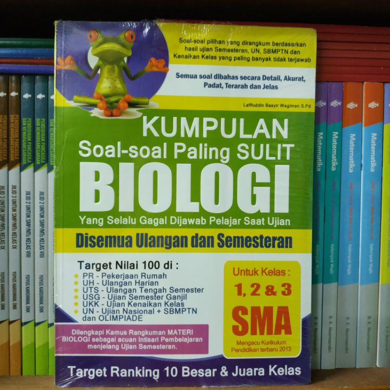 Buku Kumpulan Soal Soal Paling Sulit Biologi Sma Kelas X Xi Xii Shopee Indonesia