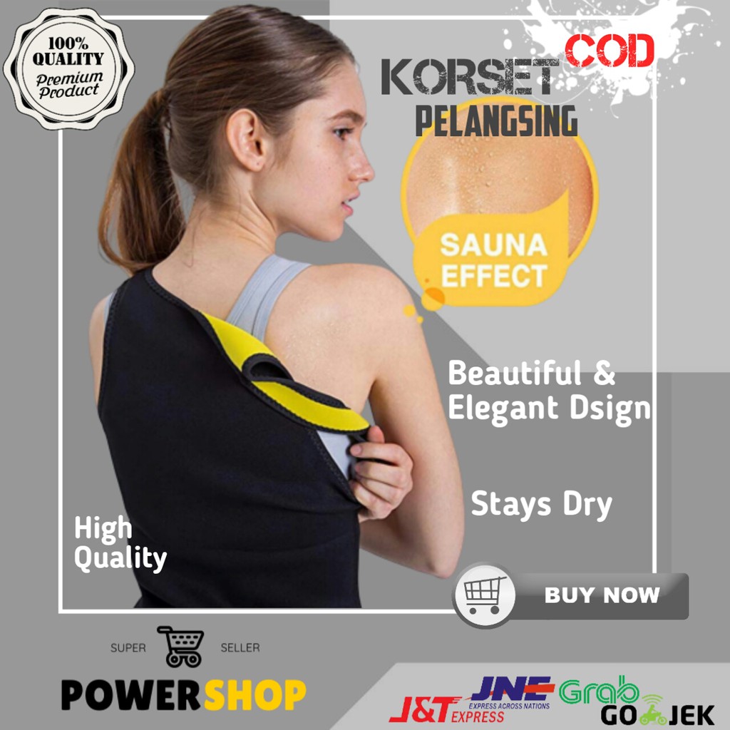 BAJU SAUNA SUIT OLAHRAGA GYM FITNESS PEMBAKAR LEMAK HOT SHAPER ORIGINAL HOT SHAPERS  A2