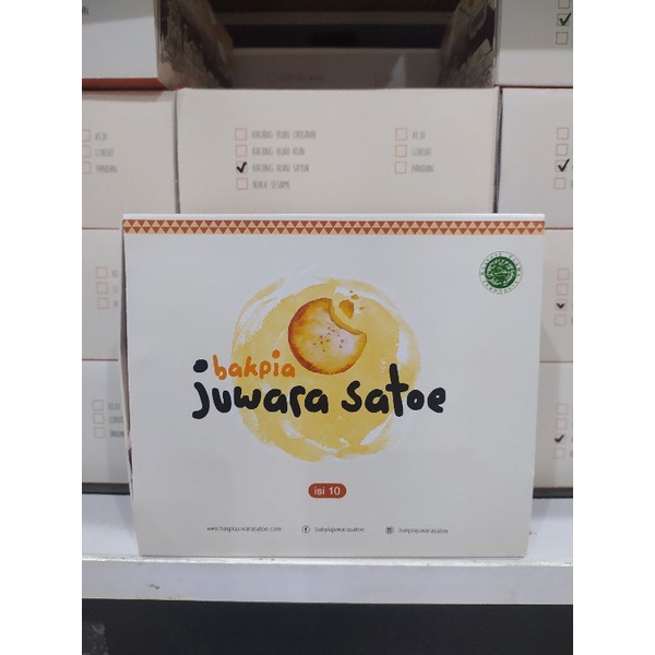 

Bakpia Kering Juwara Satoe isi 10