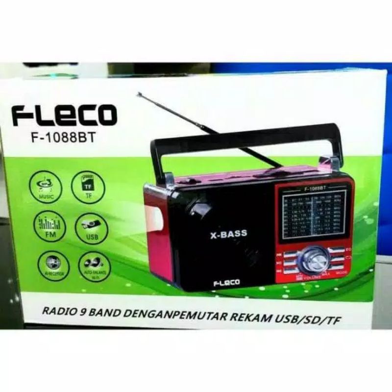 RADIO FLECO USB F-1337 / F-1088 BT FM/AM