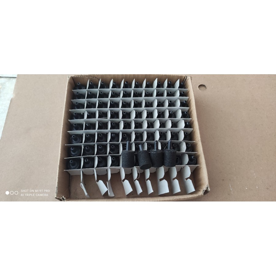 Batu Aerator, Batu gelembung, Air Stone Ukuran Kecil, Besar