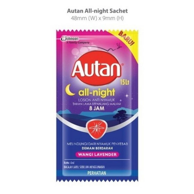 Autan Family All Night 12 sachet
