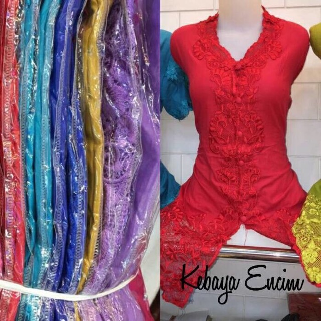 Kebaya Modern Kutubaru Encim Ukuran Jumbo Big Size Lengan Panjang Pendek 7/8 XXL 2L 3L 4L 5L 6L
